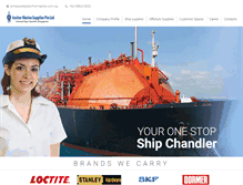 Tablet Screenshot of anchormarinesupplies.com.sg